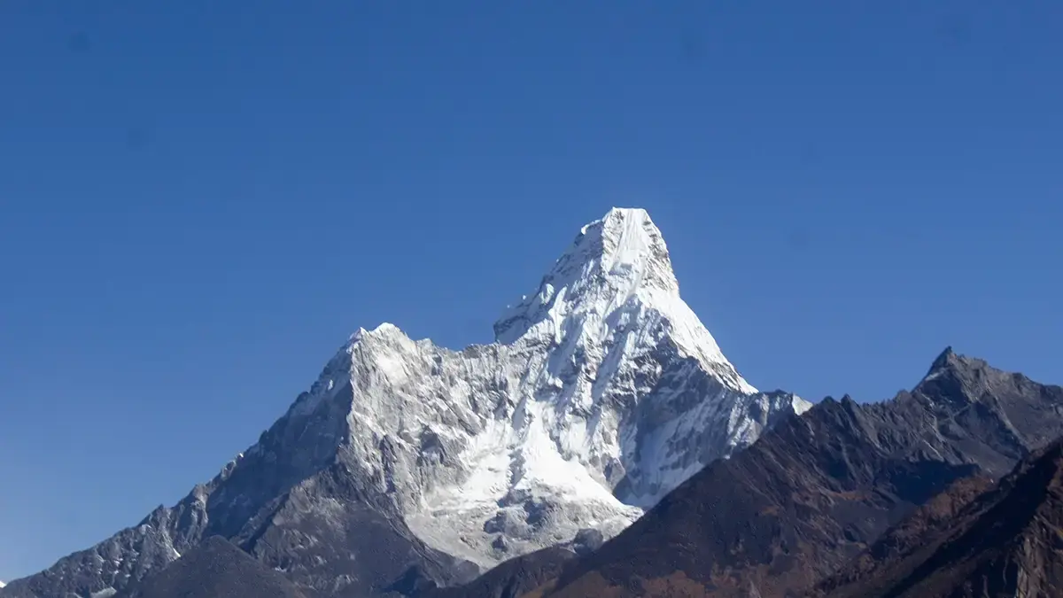 View of Ama Dablam from Tengboche
